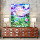 Last Unicorn by Todd Jumper on GIANT ART - fuchsia digital painting
