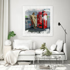 Taking a break by José Luis Guerrero on GIANT ART - red digital painting
