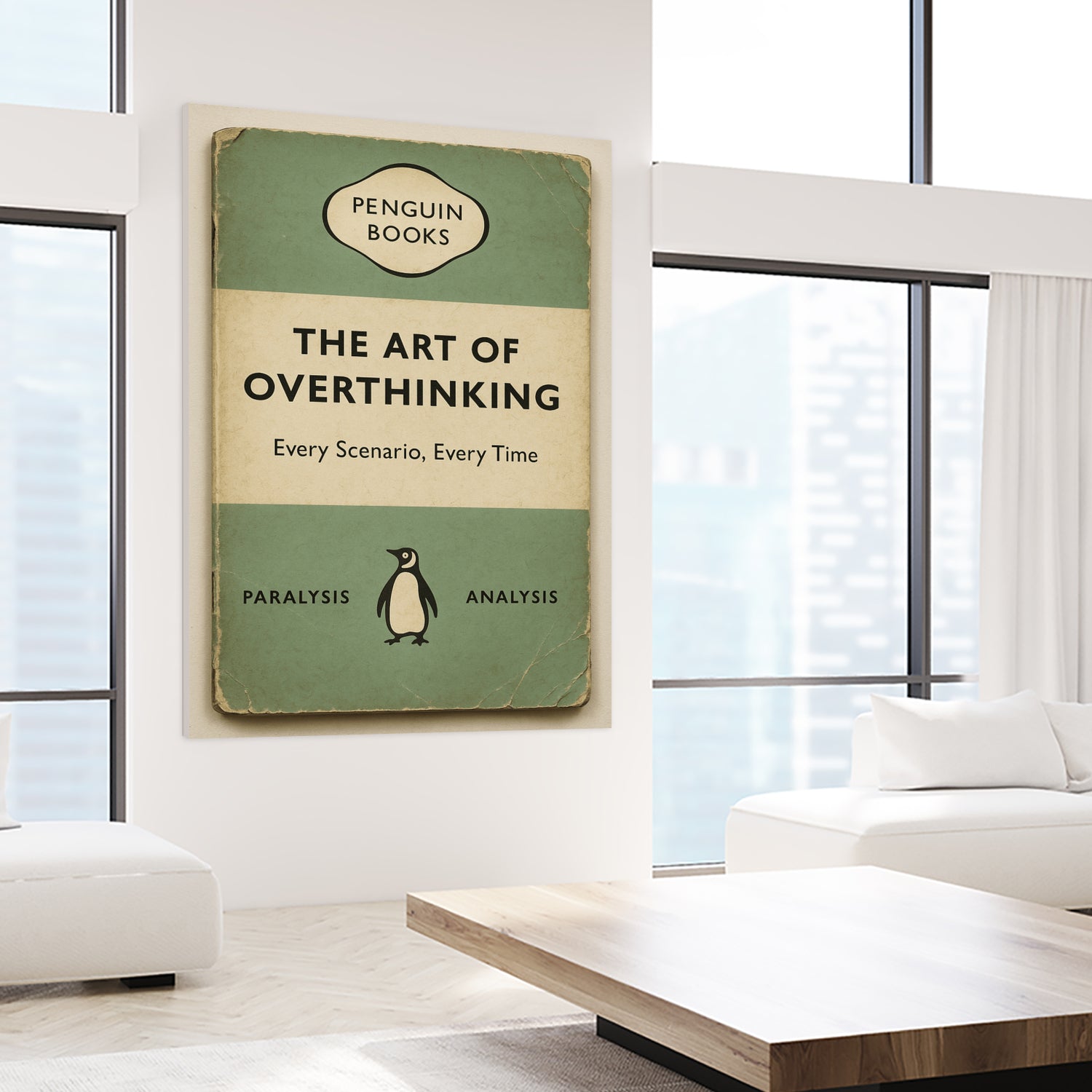 The Art of Overthinking by M Studio on GIANT ART - green positive vibes motivation