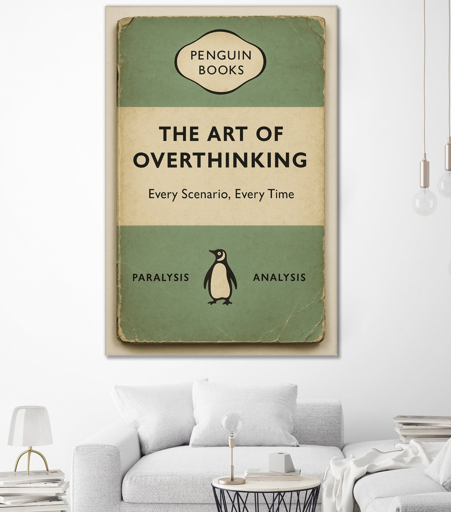 The Art of Overthinking by M Studio on GIANT ART - green positive vibes motivation