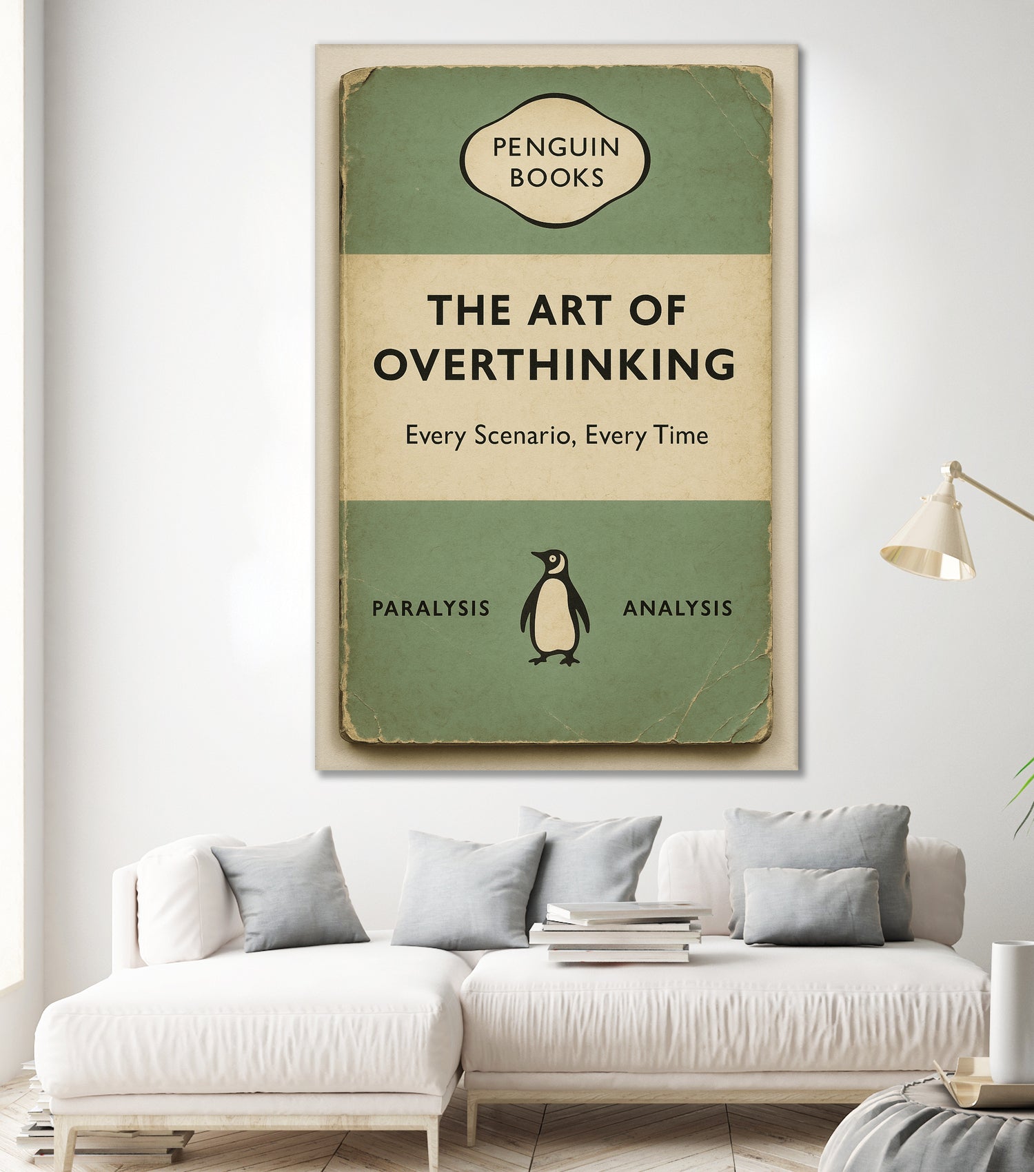 The Art of Overthinking by M Studio on GIANT ART - green positive vibes motivation