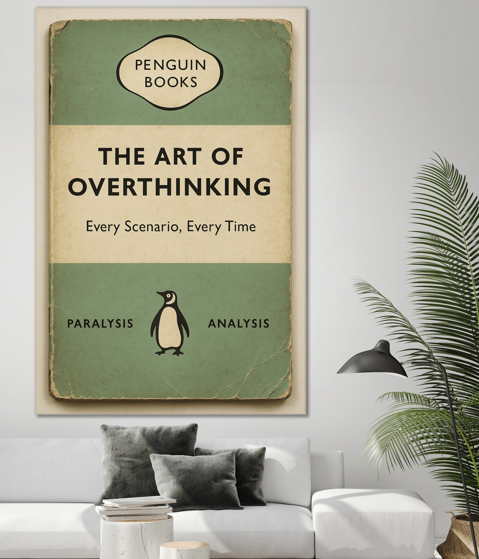 The Art of Overthinking by M Studio on GIANT ART - green positive vibes motivation