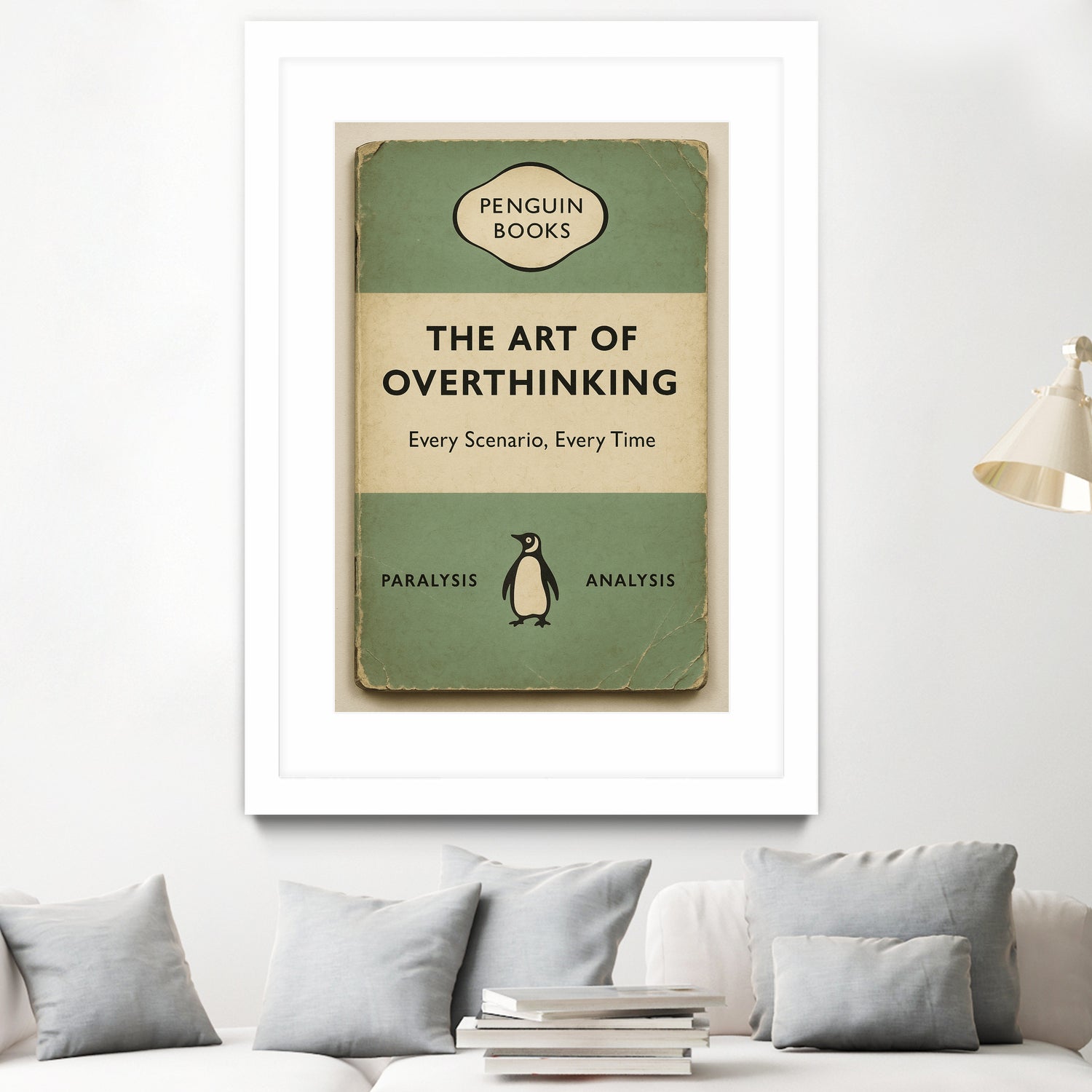 The Art of Overthinking by M Studio on GIANT ART - green positive vibes motivation
