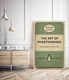 The Art of Overthinking by M Studio on GIANT ART - green positive vibes motivation