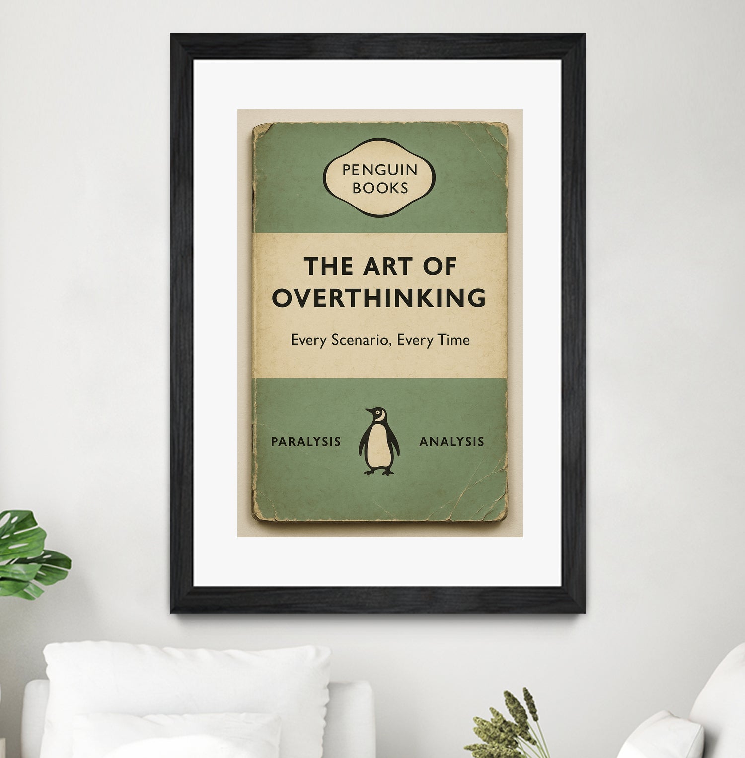 The Art of Overthinking by M Studio on GIANT ART - green positive vibes motivation