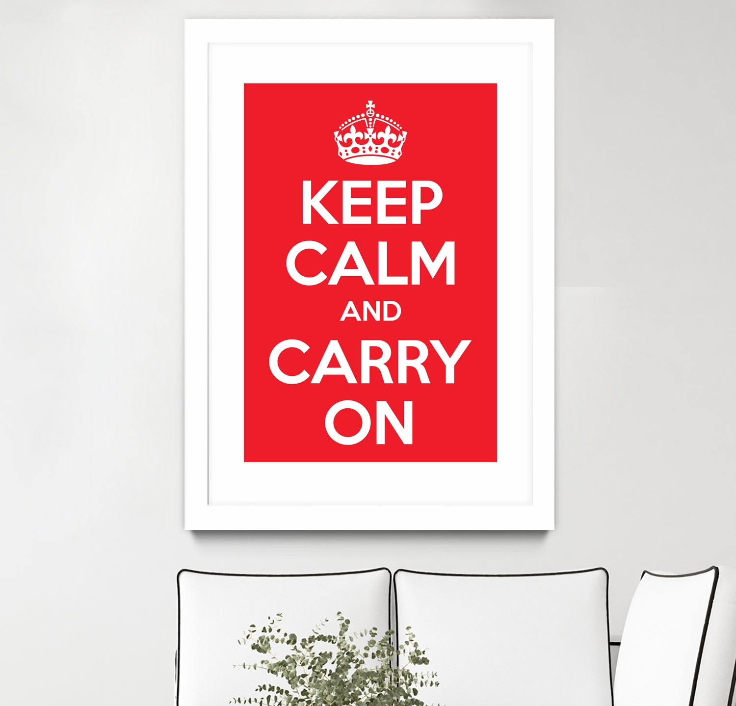 Keep Calm and Carry On by M Studio on GIANT ART - motivation