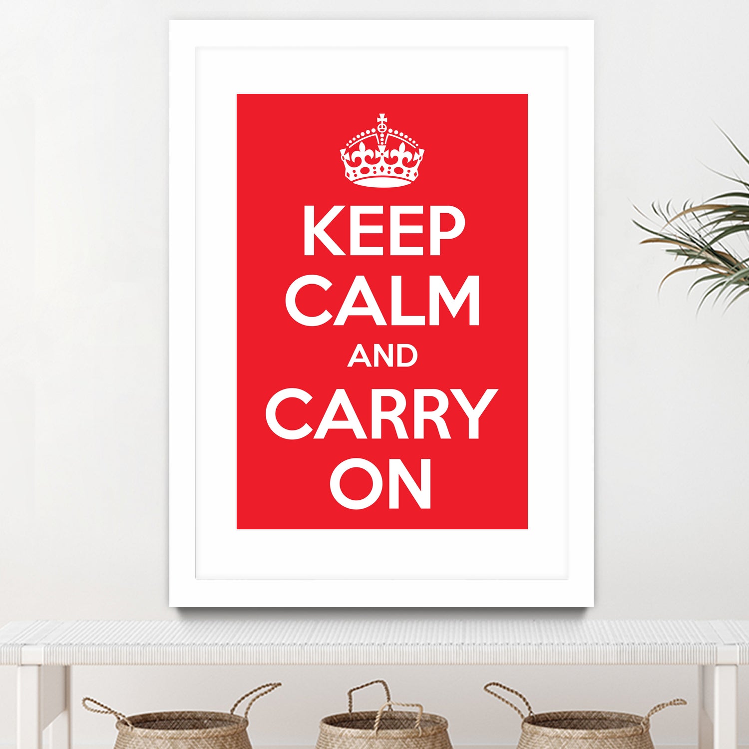 Keep Calm and Carry On by M Studio on GIANT ART - motivation