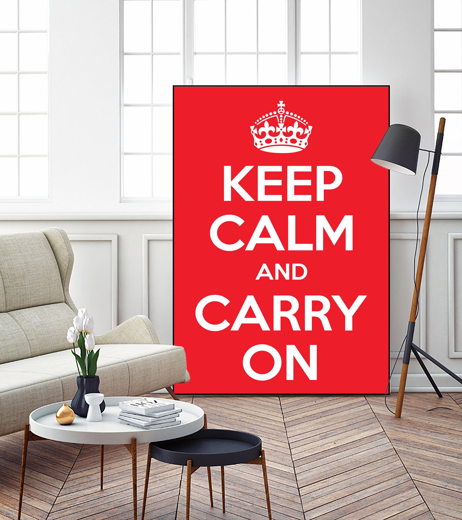 Keep Calm and Carry On by M Studio on GIANT ART - motivation