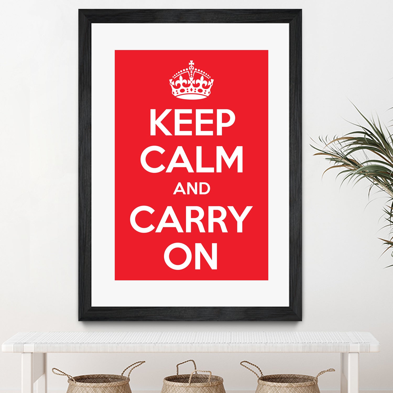 Keep Calm and Carry On by M Studio on GIANT ART - motivation
