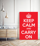 Keep Calm and Carry On by M Studio on GIANT ART - motivation