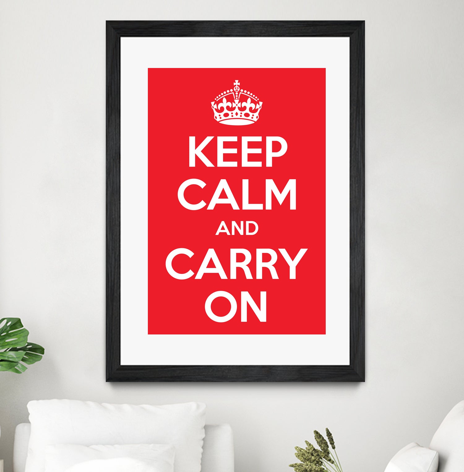 Keep Calm and Carry On by M Studio on GIANT ART - motivation