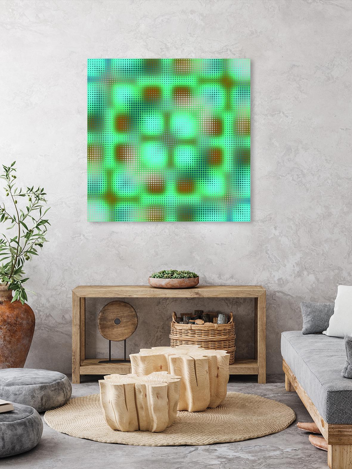 Pi_Dot_Pi_1-2_3 by Xosé Salgado on GIANT ART - orange digital square