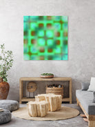 Pi_Dot_Pi_1-2_3 by Xosé Salgado on GIANT ART - orange digital square