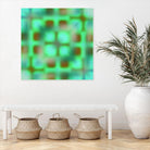 Pi_Dot_Pi_1-2_3 by Xosé Salgado on GIANT ART - orange digital square