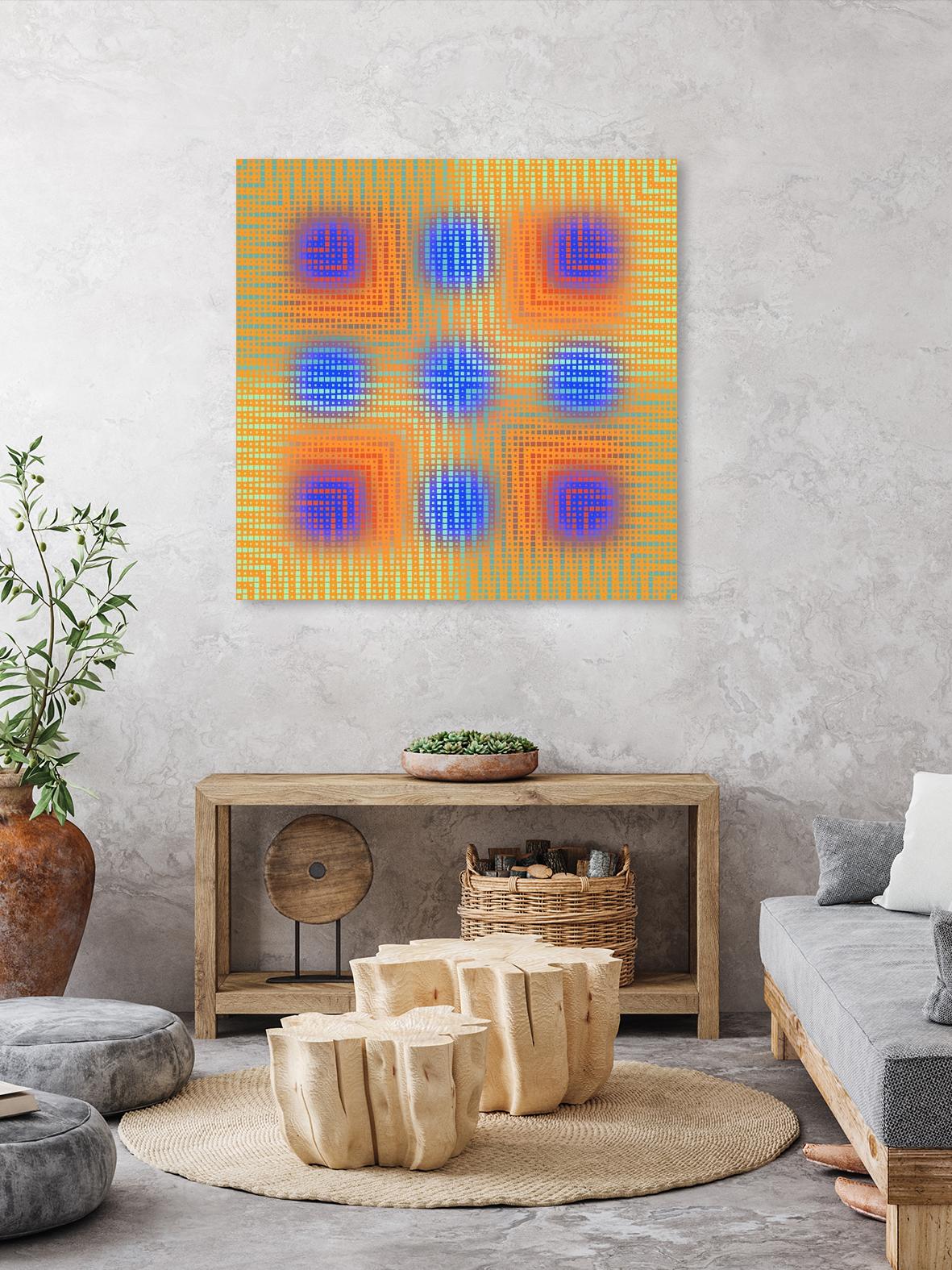Pi_Dot_Pi_1-4_1 by Xosé Salgado on GIANT ART - orange digital vibration