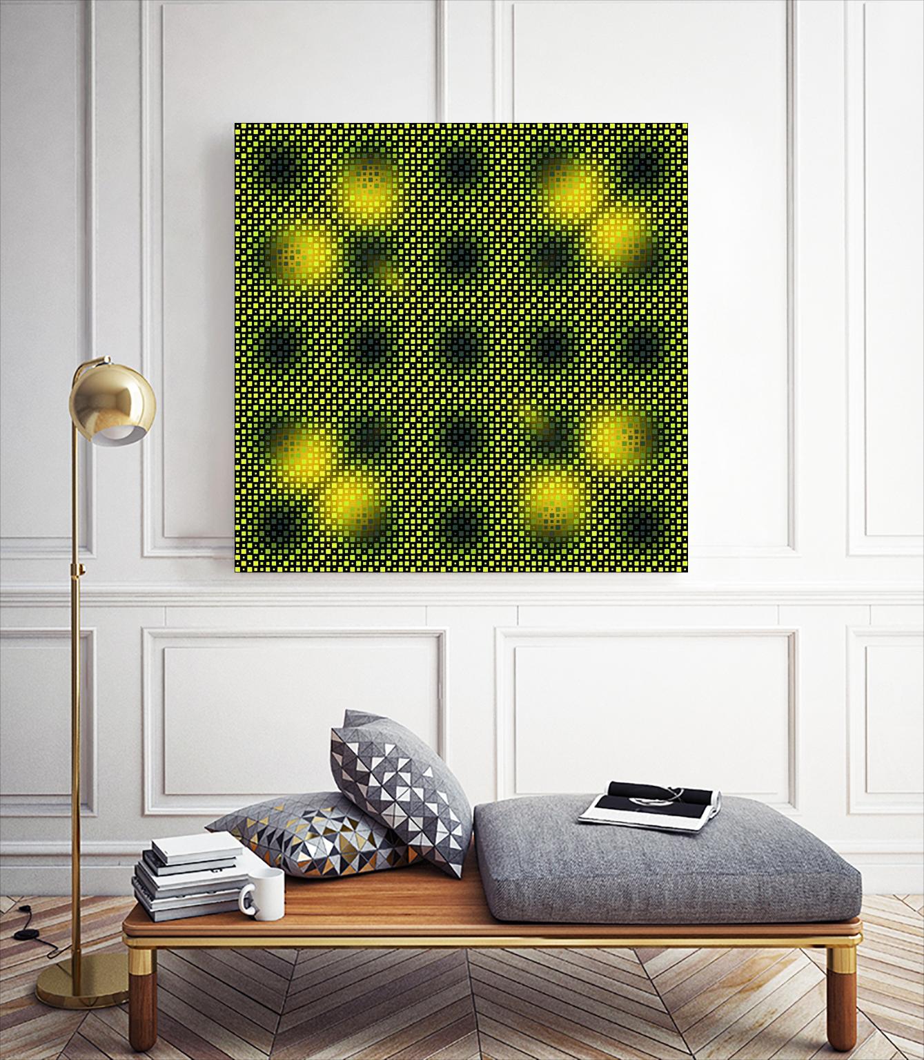 Pi_Dot_Pi_1-4_9 by Xosé Salgado on GIANT ART - black digital square