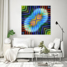 Pi_Dot_Pi_1-6_4 by Xosé Salgado on GIANT ART - green digital oval