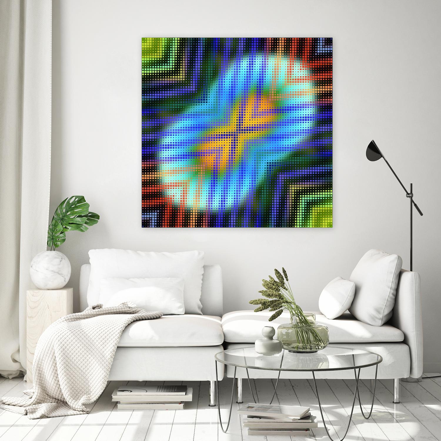 Pi_Dot_Pi_1-6_4 by Xosé Salgado on GIANT ART - green digital oval