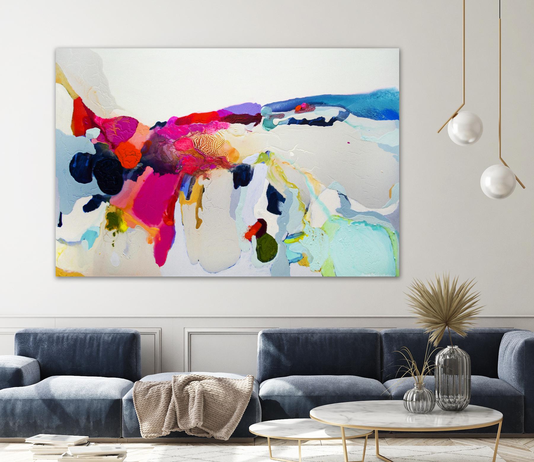 Reach in out by Claire Desjardins on GIANT ART - red abstract artistes du québec