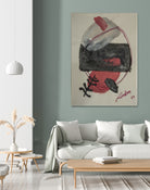 Spirit Tree by Janet London on GIANT ART - pink abstract