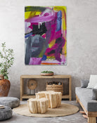 The Madness of Love by Janet London on GIANT ART - fluo pink abstract