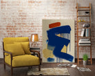 Blue and Orange No 1 by Janet London on GIANT ART - blue abstract