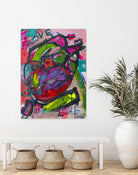 Love is Everything by Janet London on GIANT ART - red abstract