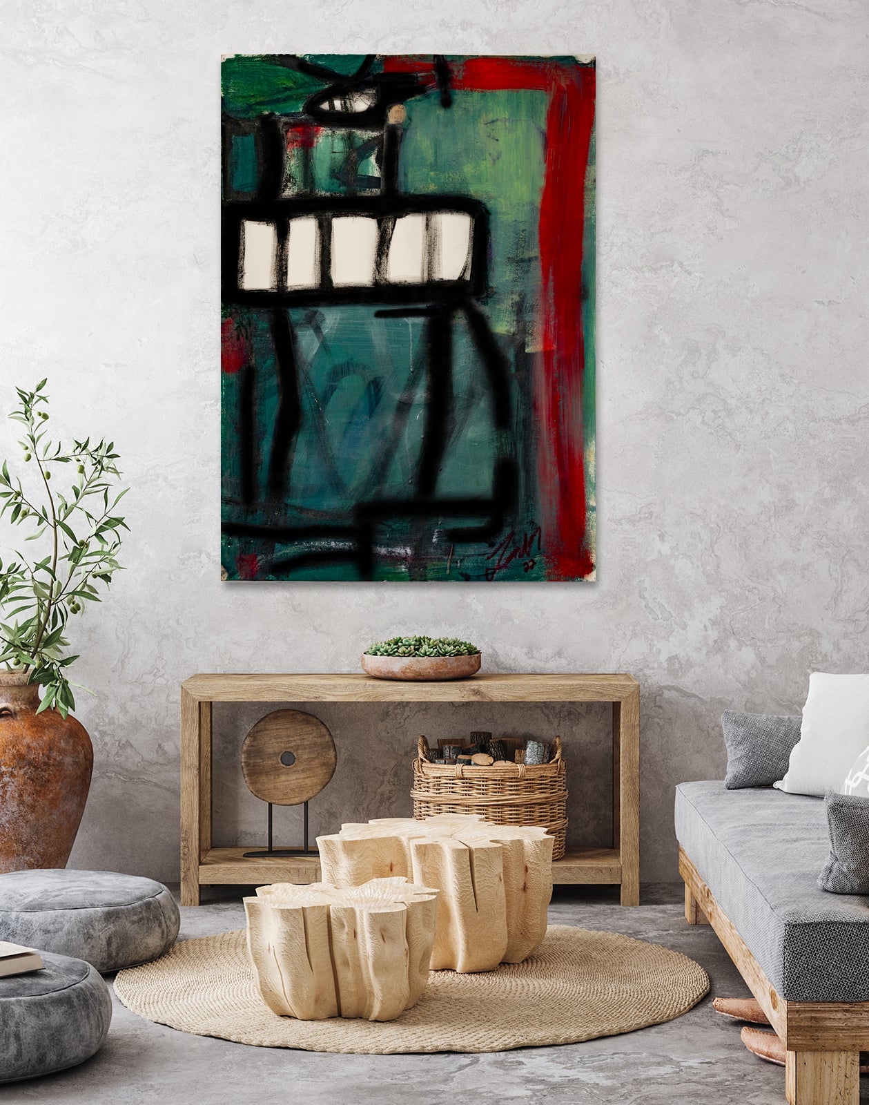 The Helicopter Comes Home No 2 by Janet London on GIANT ART - black abstract