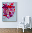 The Power of Pink by Janet London on GIANT ART - red abstract