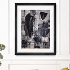 Study in Kline No 2 by Janet London on GIANT ART - black and white abstract