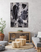 Study in Kline No 2 by Janet London on GIANT ART - black and white abstract