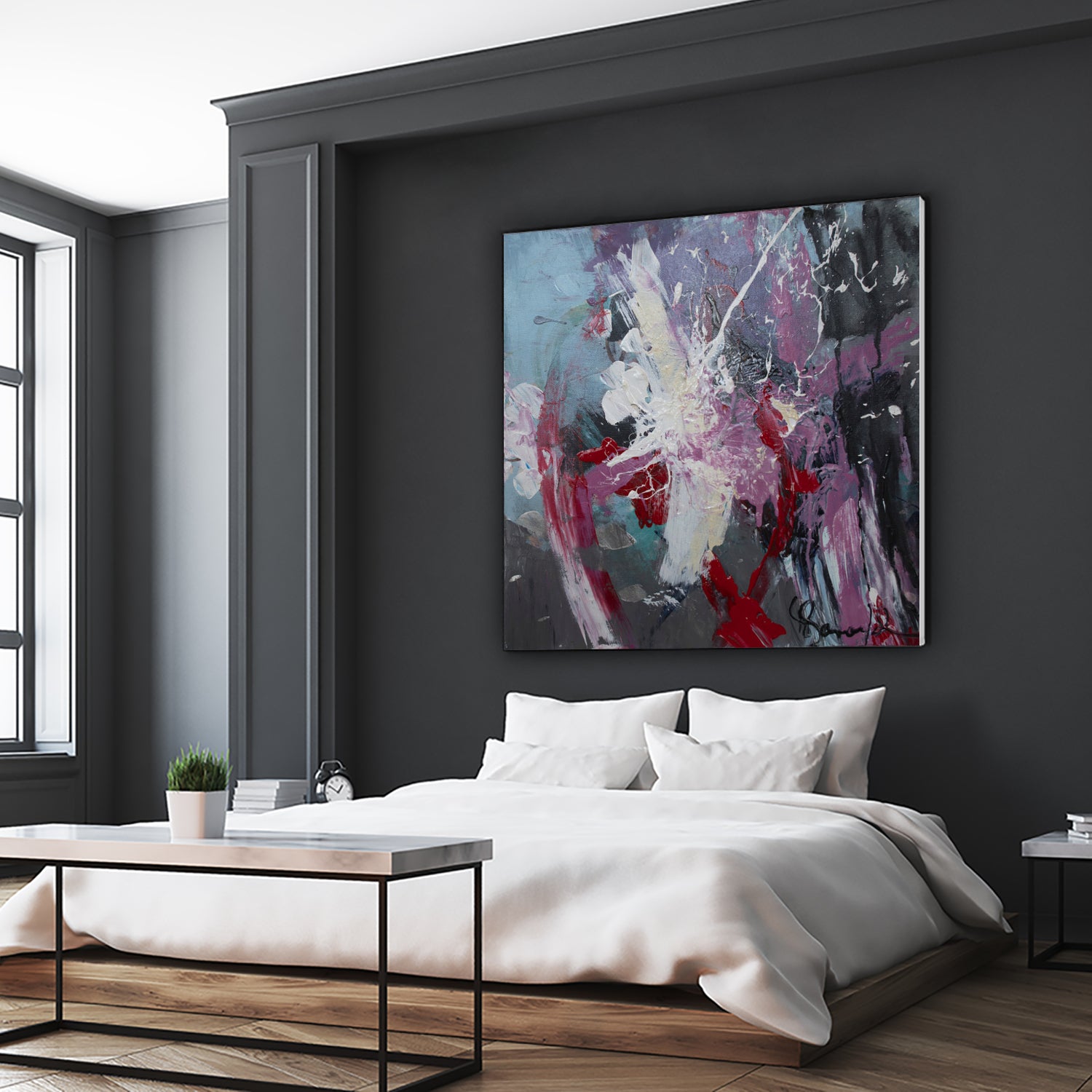 Climax by Doris Savard on GIANT ART - red