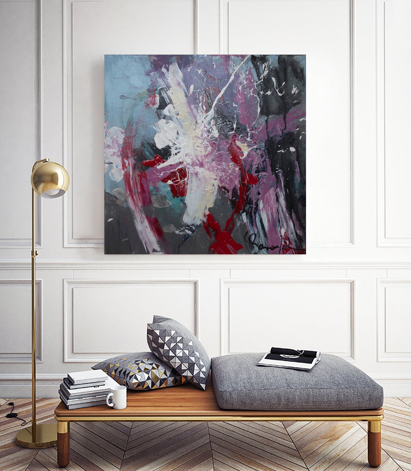 Climax by Doris Savard on GIANT ART - red