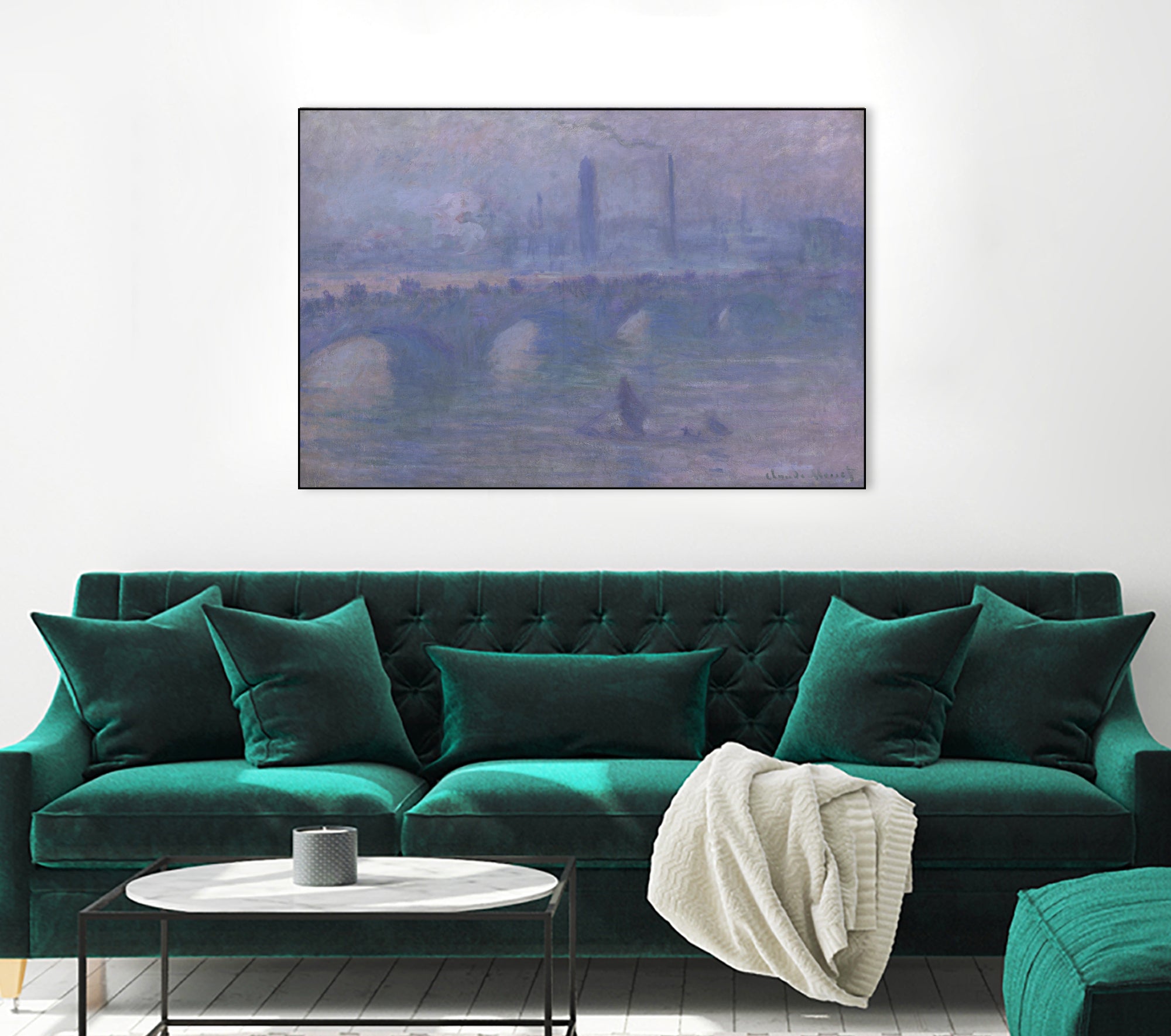 Waterloo Bridge, Morning Fog 1901 by Claude Monet on GIANT ART