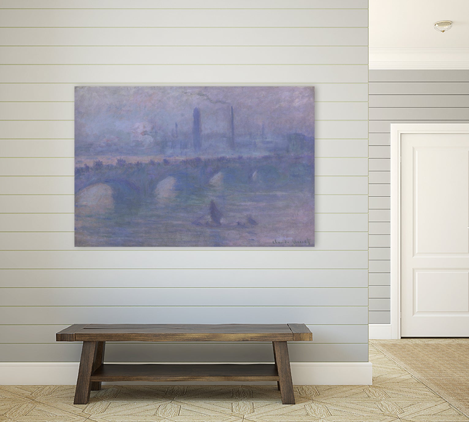 Waterloo Bridge, Morning Fog 1901 by Claude Monet on GIANT ART