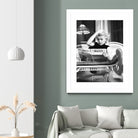 Reading  by M Studio on GIANT ART - black and white photogrpahy marilyn monroe