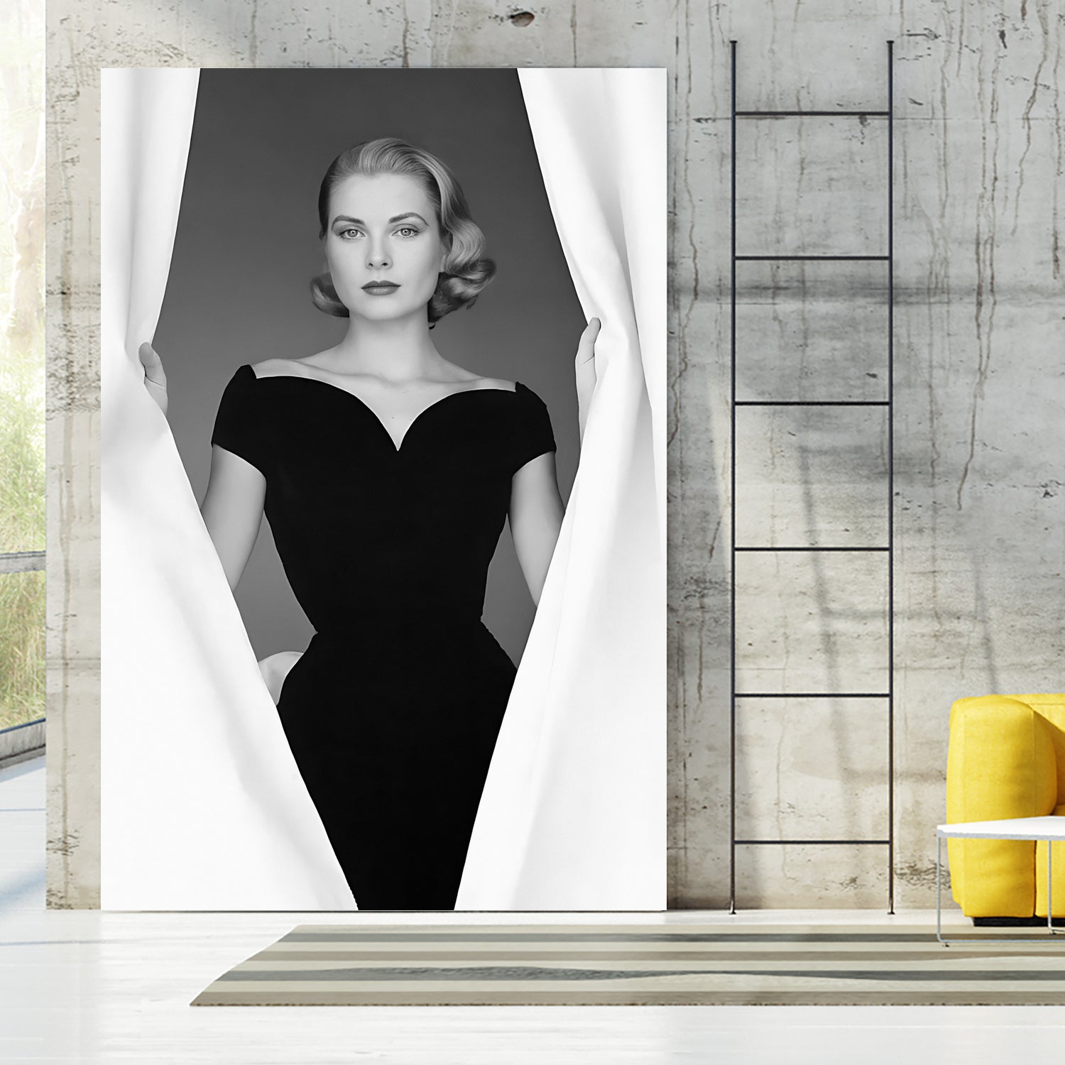 Grace Kelly  by M Studio on GIANT ART - black and white  photographie actress