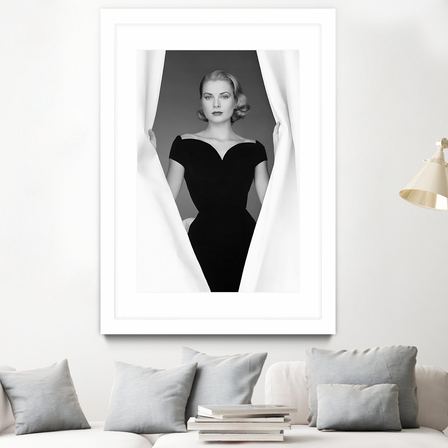 Grace Kelly  by M Studio on GIANT ART - black and white  photographie actress