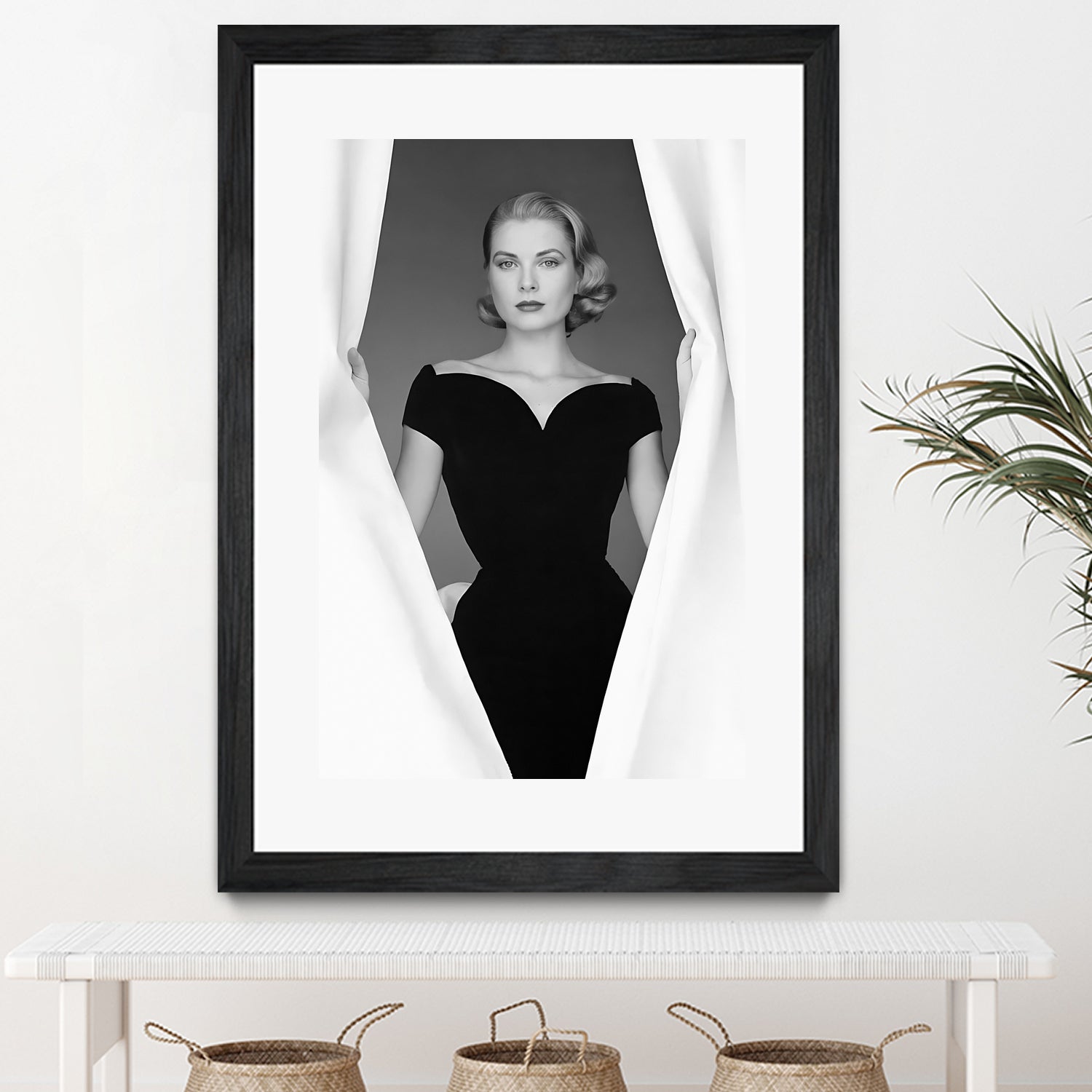 Grace Kelly  by M Studio on GIANT ART - black and white  photographie actress