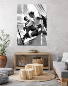 Jackie and Jack on a Boat by M Studio on GIANT ART - black and white  photography