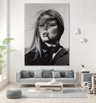 Brigitte Bardot by M Studio on GIANT ART - black and white black and white bardot