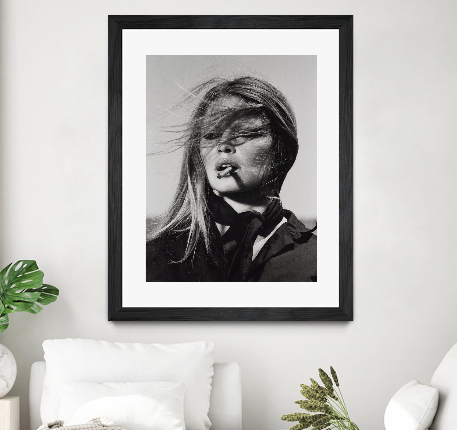 Brigitte Bardot by M Studio on GIANT ART - black and white black and white bardot