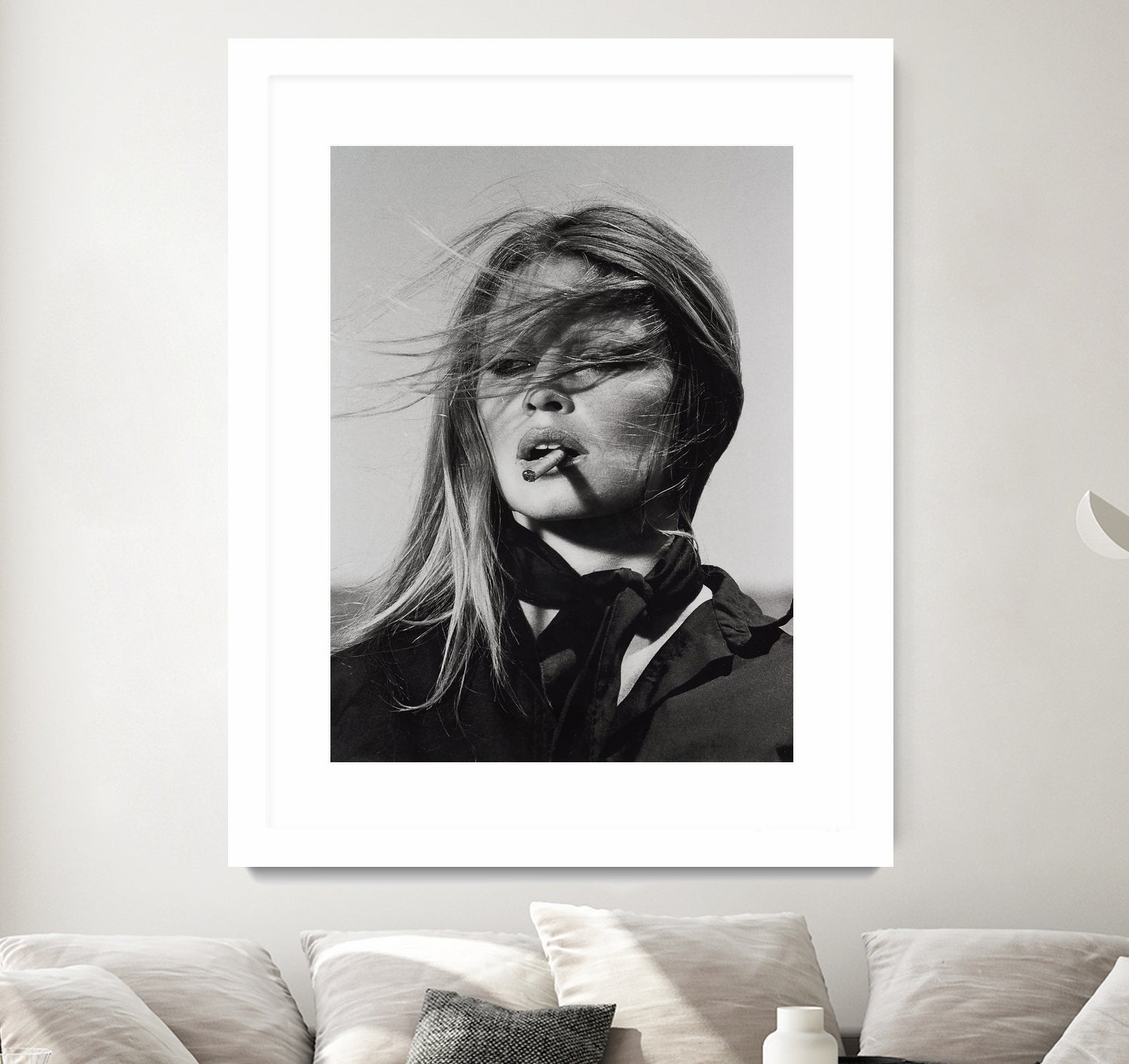 Brigitte Bardot by M Studio on GIANT ART - black and white black and white bardot