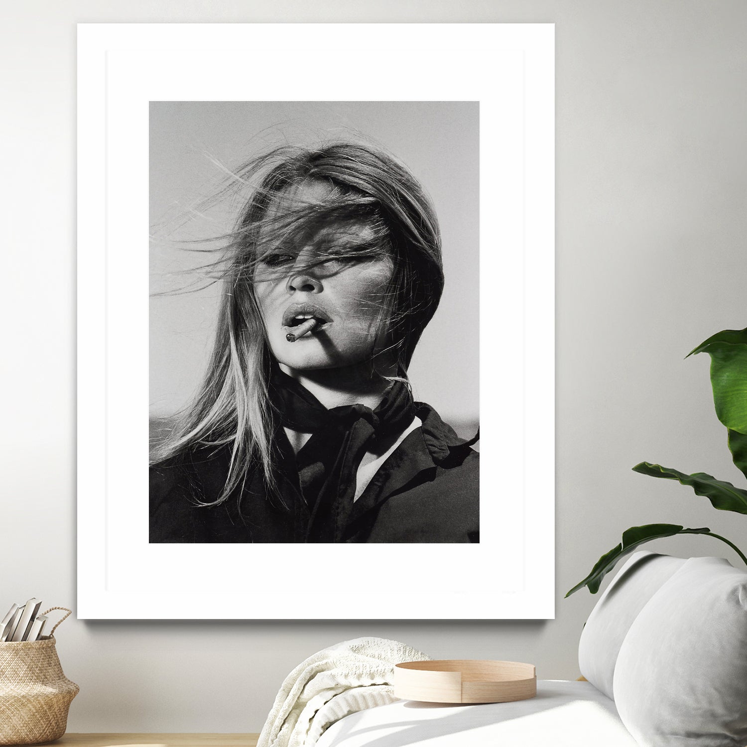 Brigitte Bardot by M Studio on GIANT ART - black and white black and white bardot