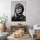 Brigitte Bardot by M Studio on GIANT ART - black and white black and white bardot