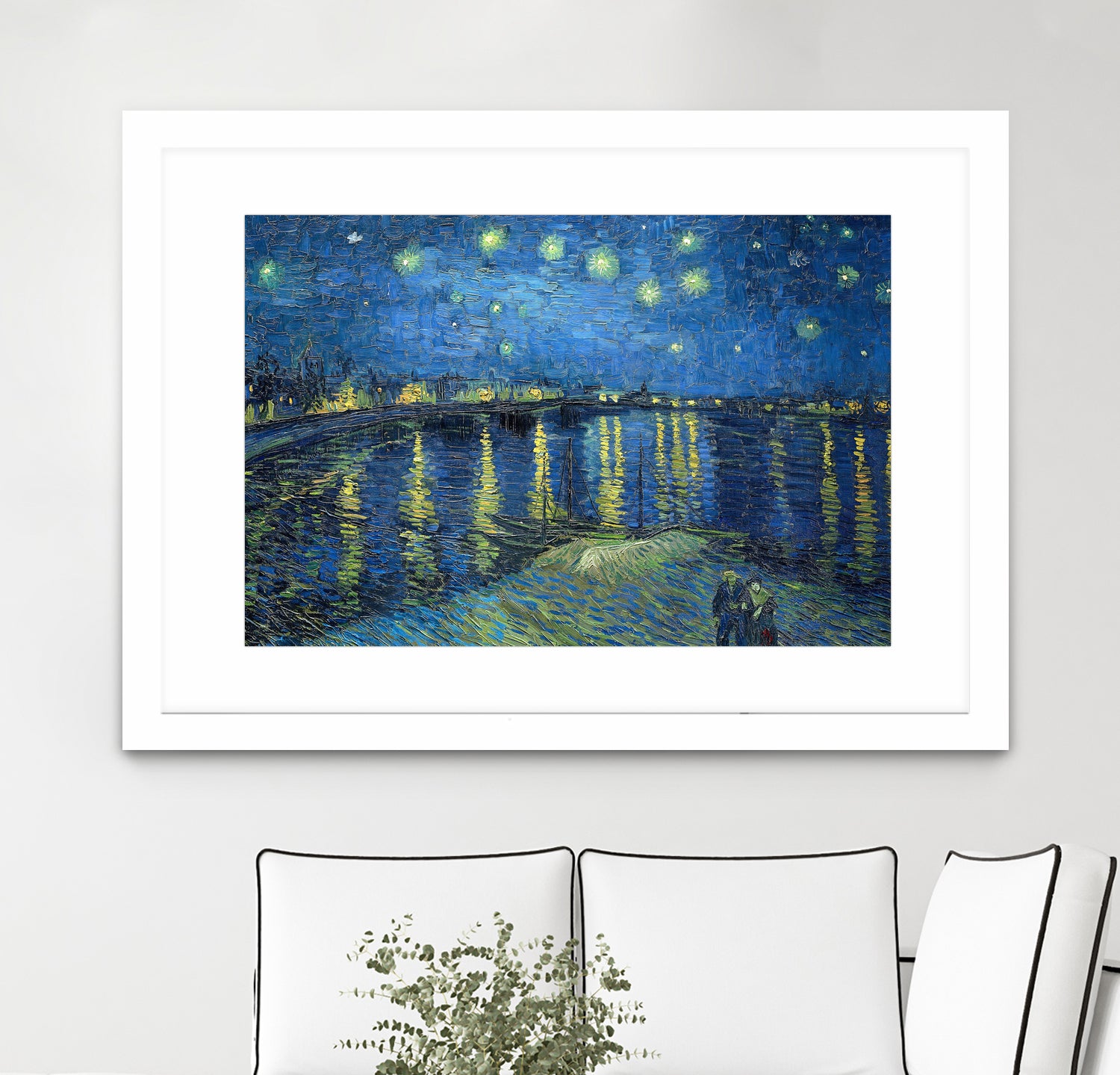 Starry Night Over the Rhône by Vincent van Gogh on GIANT ART - masters masters