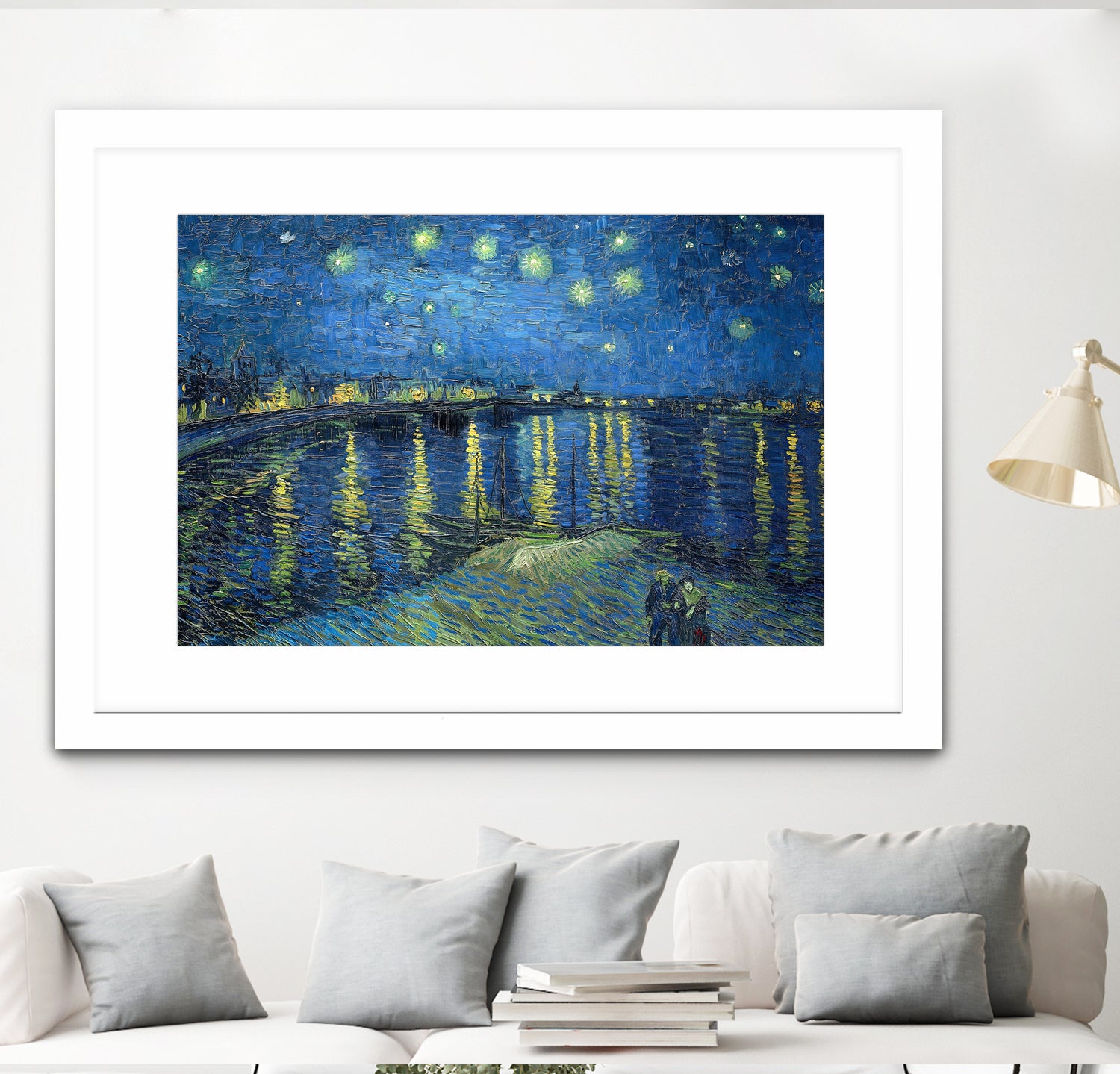 Starry Night Over the Rhône by Vincent van Gogh on GIANT ART - masters masters