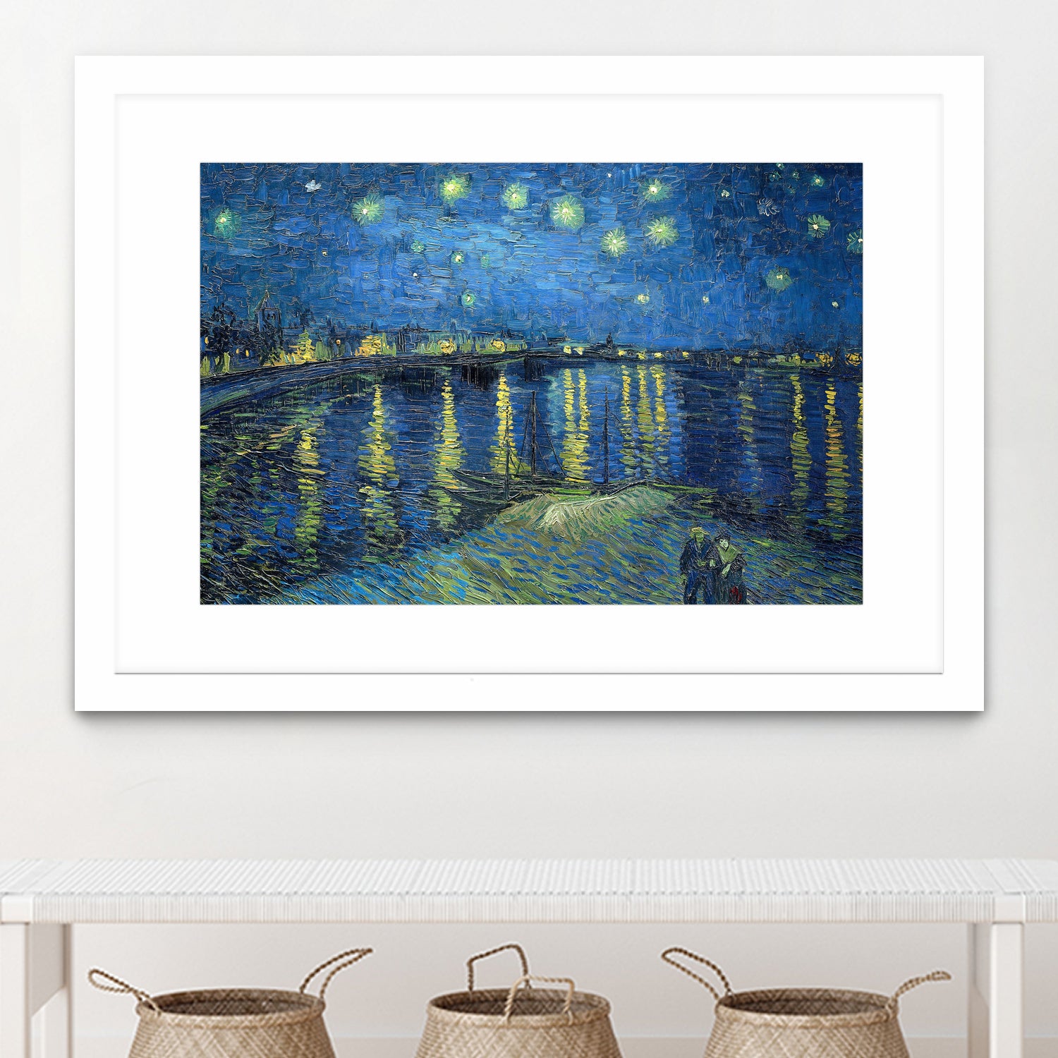 Starry Night Over the Rhône by Vincent van Gogh on GIANT ART - masters masters