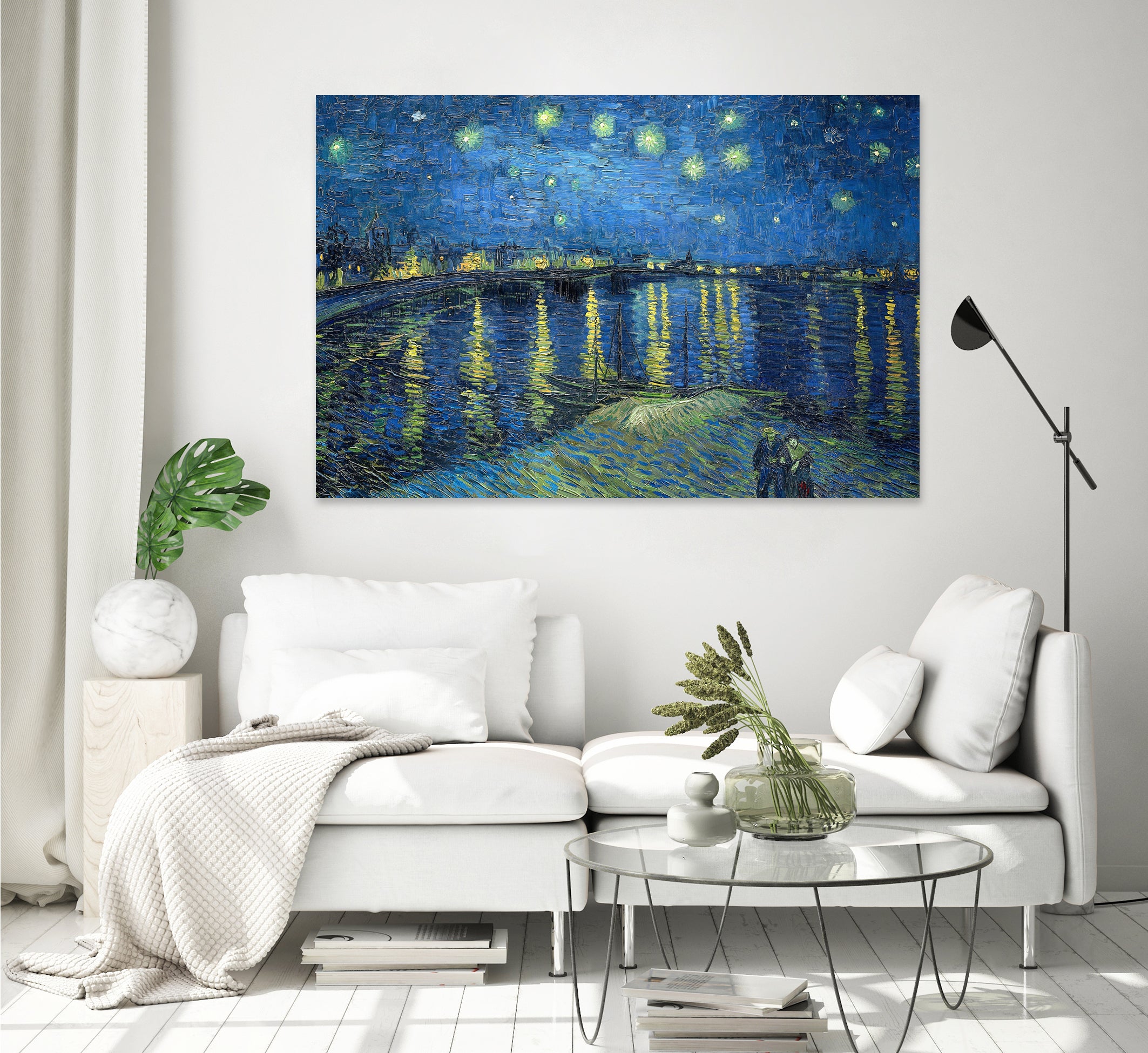 Starry Night Over the Rhône by Vincent van Gogh on GIANT ART - masters masters