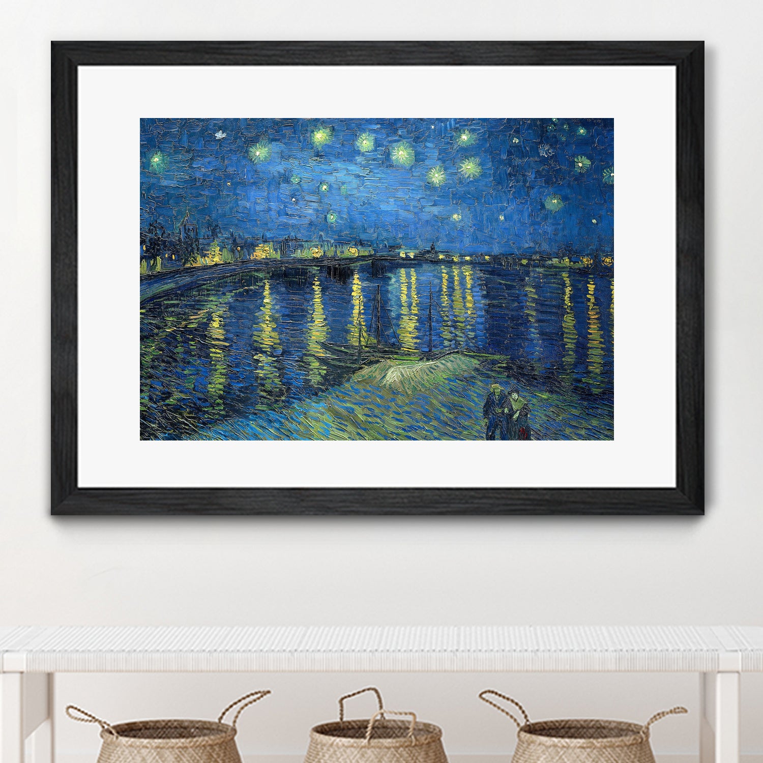 Starry Night Over the Rhône by Vincent van Gogh on GIANT ART - masters masters